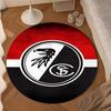 Adler Symbol Frei-burg Fußball Runde Matte Heimdeko, Stuhlmatte Für Wohnzimmer, Schlafzimmer, Fußmatte Heimdeko Geburtstagsgeschenk Weihnachtsgeschenke