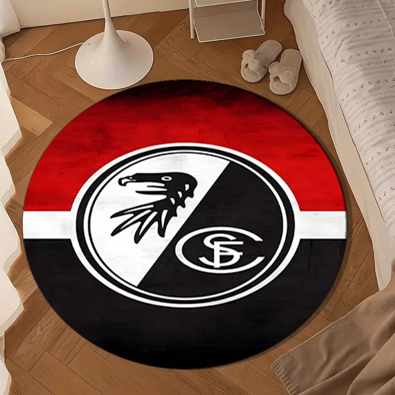 Adler Symbol Frei-burg Fußball Runde Matte Heimdeko, Stuhlmatte Für Wohnzimmer, Schlafzimmer, Fußmatte Heimdeko Geburtstagsgeschenk Weihnachtsgeschenke