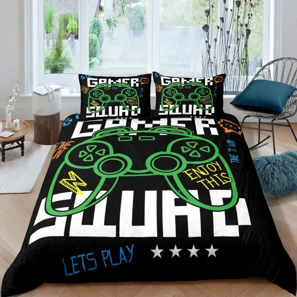Luxury New 3D Print Game Bedding Set Children Boys Duvet Cover Set Cover Quilt Cover Pillowcase Kids Bedding Set Twin Queen King