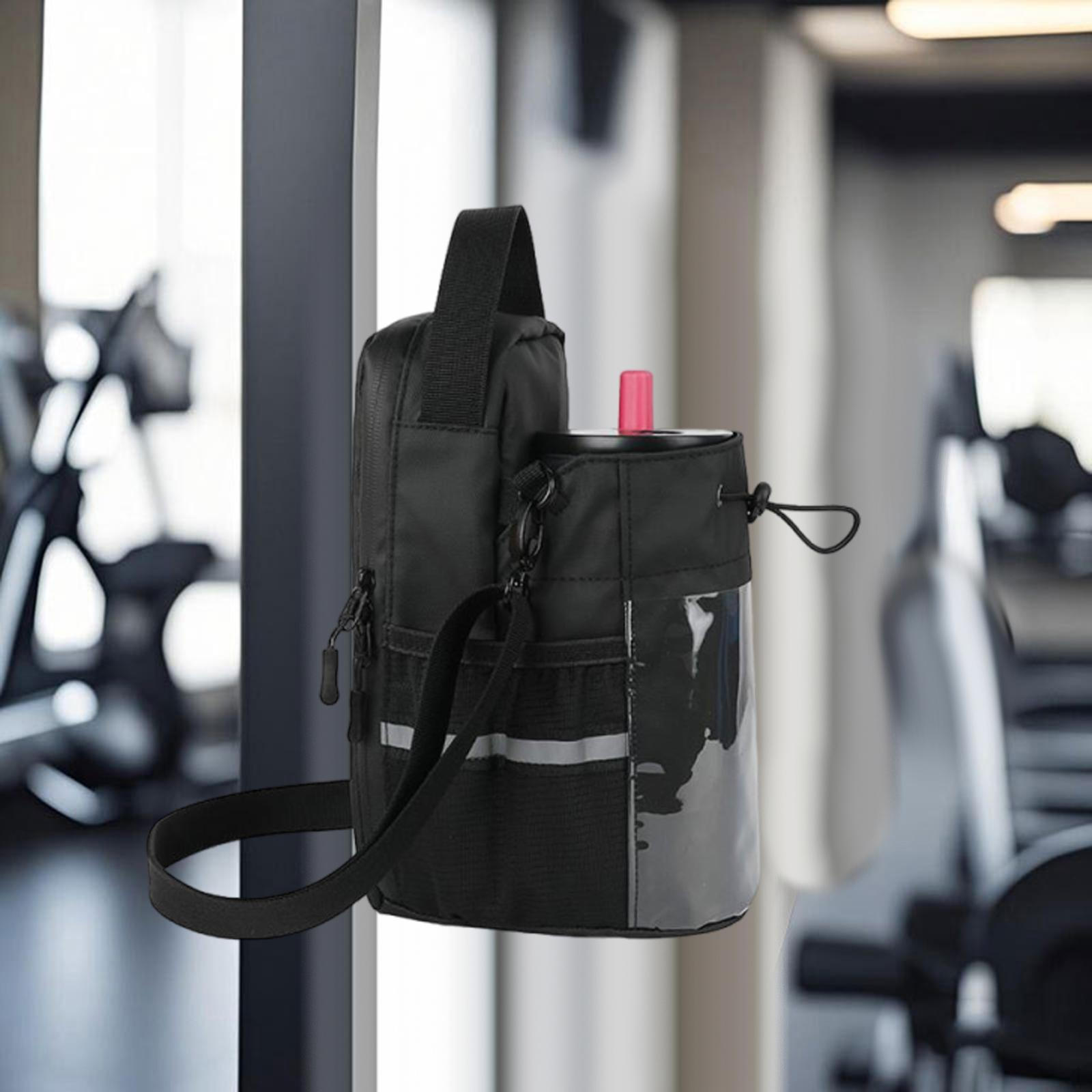 

Сумка для пляшки з водою для фітнесу через плече для бігу, пішого туризму, риболовлі, роботи Dark