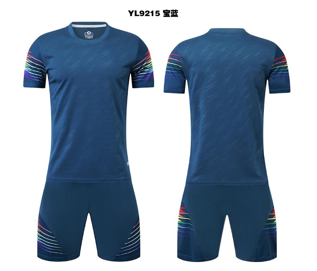 Cross-border Training Suit, Football Suit, Adult Children's Training, Short-sleeved Sports Suit, Factory Wholesale Printing Number