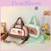 Cute Cartoon Large Capacity Shoulder Bag For Students Featuring Adorable Bear Design