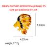 New Enamel Lion Head Brooches For Women Fashion Animal Jewelry Gold Color New Men Accessories High Quality