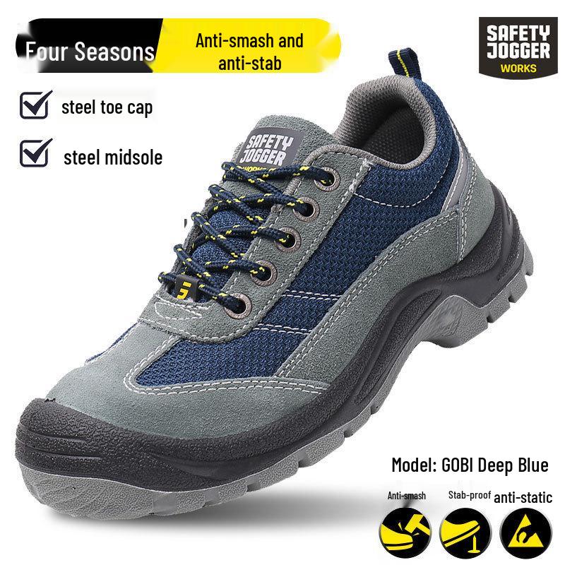 Safety Jogger GOBI Men s Insulated Electrician Shoes, Anti-Smash & Anti-Puncture. Color: 200230 (Sea Blue); Size: 36