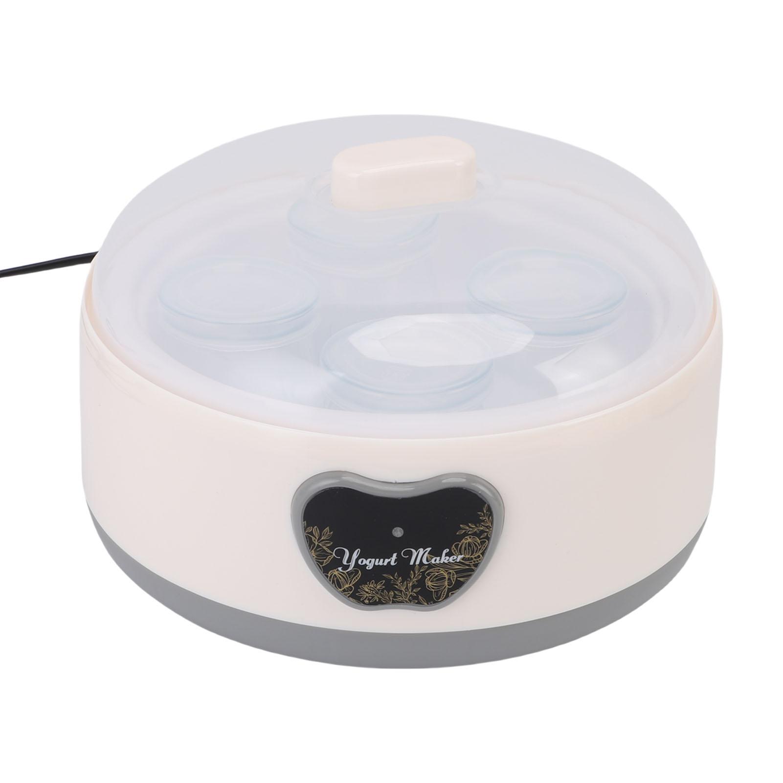 

Автоматическая йогуртница из нержавеющей стали с точным контролем температуры, многофункциональная, 1,2 л, машина для приготовления йогурта с 5 стаканчиками