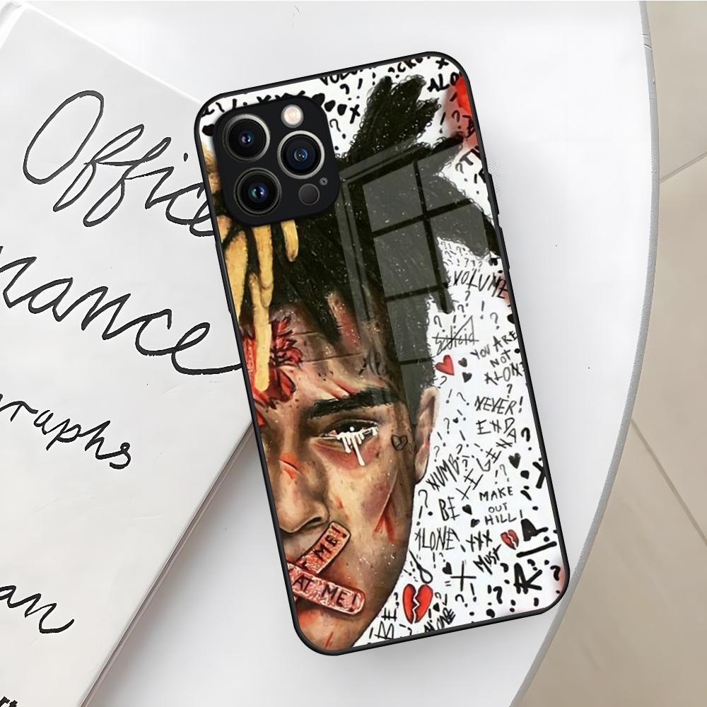 Xxxtentacions Rapper Phone Case for Iphone 17 16 Air 15 14 12 11 13 Pro Max Mini X Xr Xs Se Puls Glass Cover