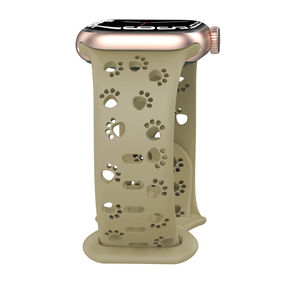 Dog Paw Silicone Strap For Apple Watch Band 44mm 40mm Correa 38 42mm bracelet iwatch Series ultra 8 7 SE 6 5 4 3 49mm 45 mm 41mm