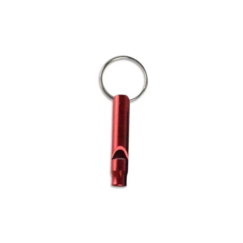 Mini Outdoor Aluminum Alloy Survival Whistle Sports Training Portable Keychain Referee Whistle Emergency Fire Training Whistle