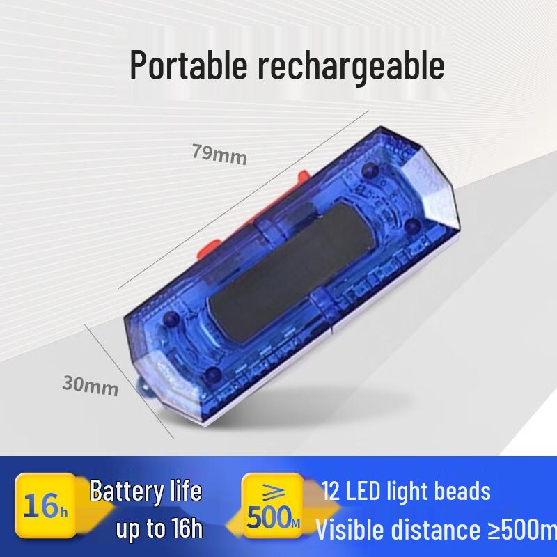 LED Rechargeable Safety Shoulder Light