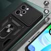 Case For Redmi Note 11 12 13 Pro +/Note 11 12 13 11s 12s 10C 12C 13C Slide Camera Protector 360 Ring Armor PC Hard Cover