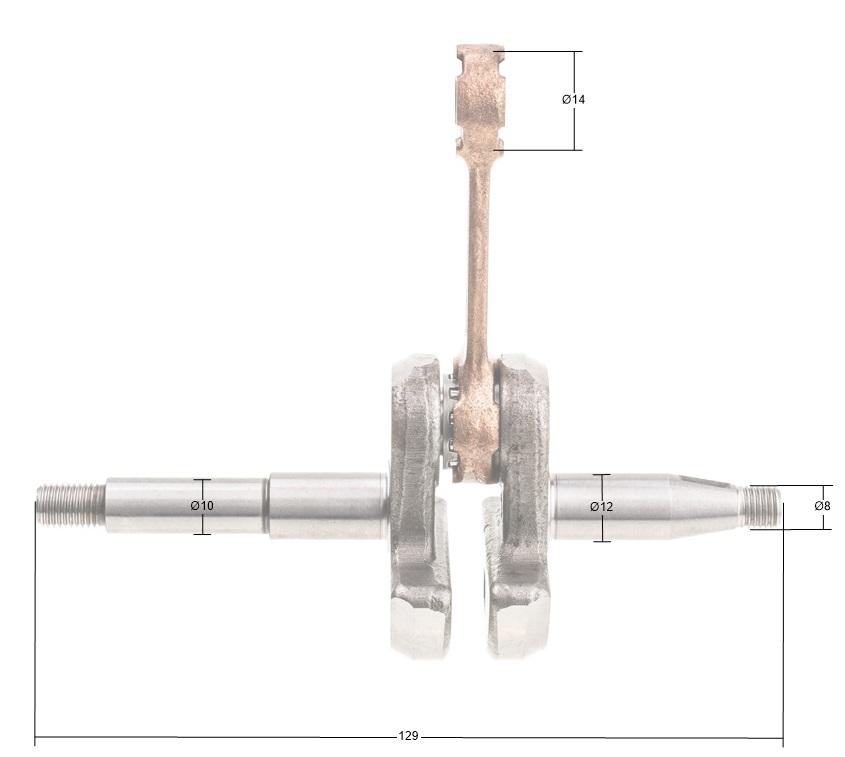 Cedrus Crankshaft Chainsaw Cedps38-14 020773