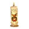 Christmas LED Flameless Candle Xmas Snowman Santa Reindeer Flickering Fake