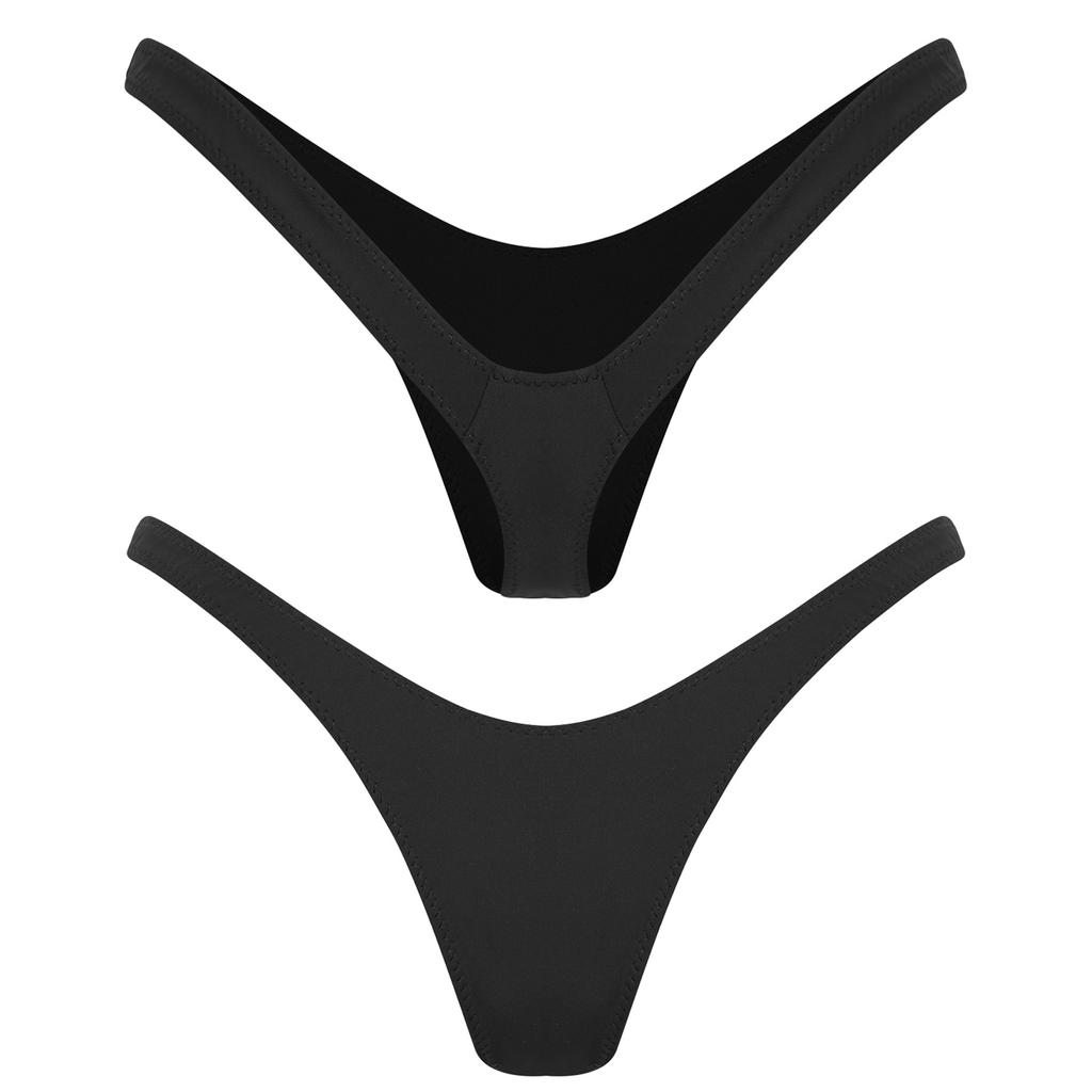 Womens V Shape Thong T-back G-string Panties Mini Bikini Briefs