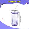 Convenient Glass Cup with Lid, Included, Versatile for Drinking, Easy To Clean, Stylish Design,