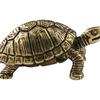 Miniature Turtle Figurine, Turtle Statue Figurine Props, Collectible Copper Decoration for Decoration,