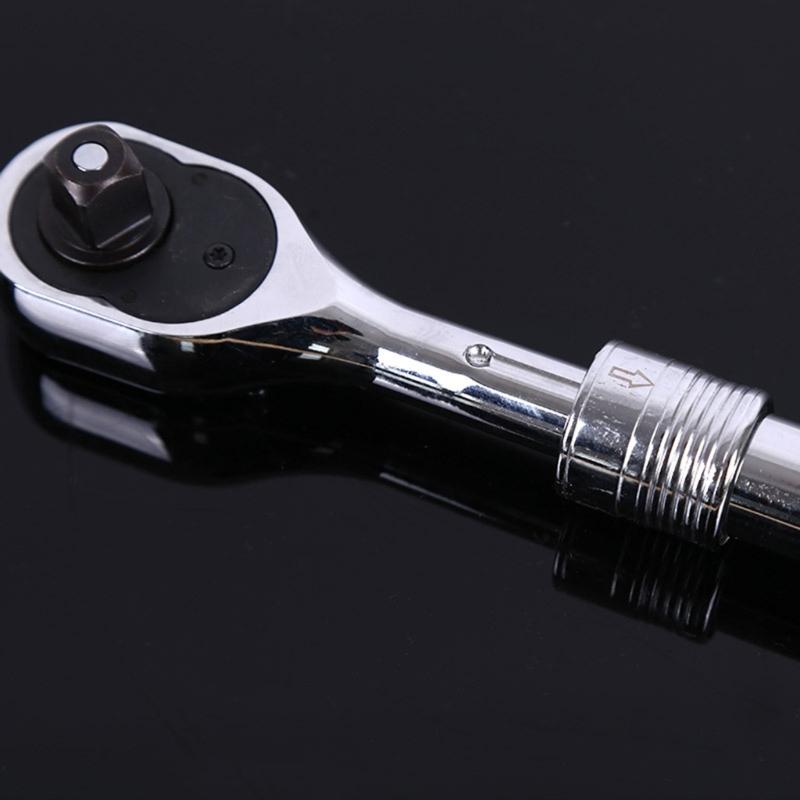 72 Tooth Adjustable Socket Ratchet Wrench 1/2 1/4 3/8 inch Extendable Socket Spanner Torque Wrench Quick Release