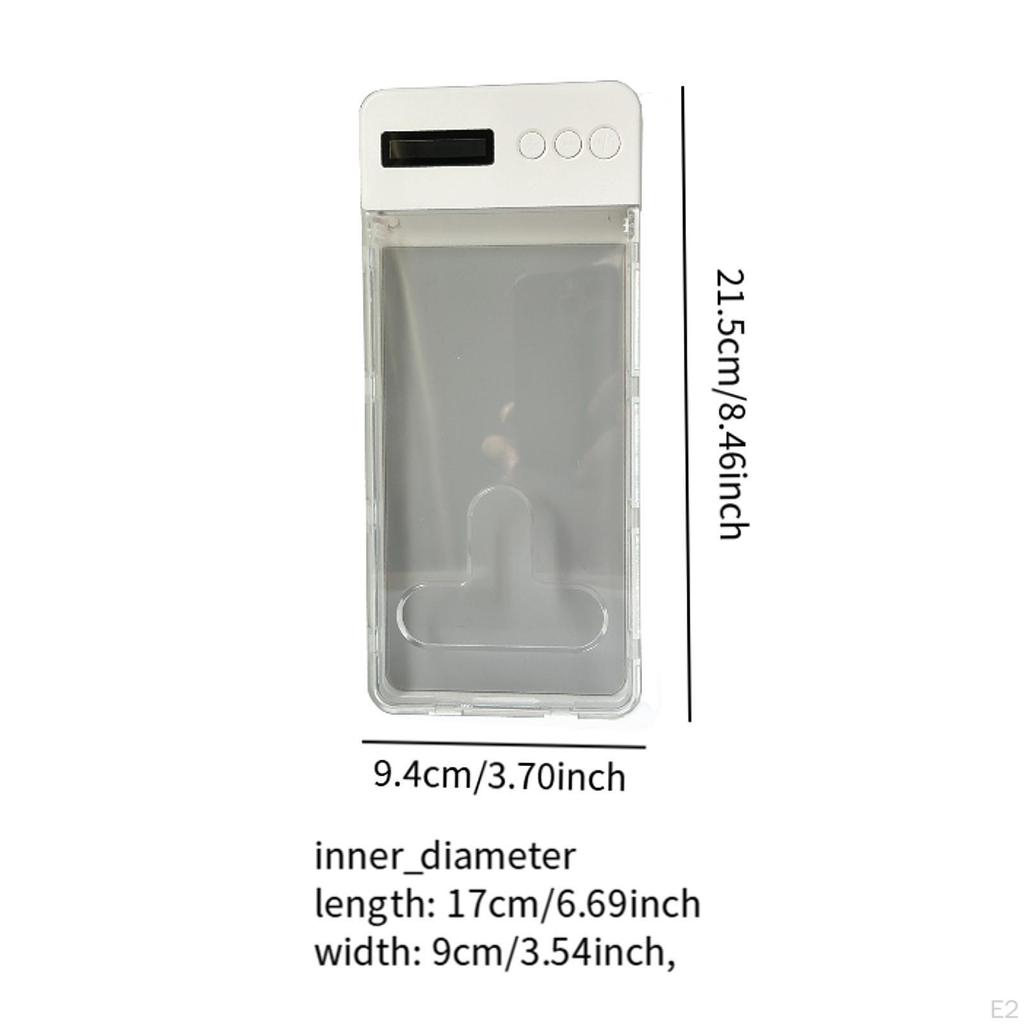 Electronic Lock Box for Phones with Timer, Portable Container Time Management