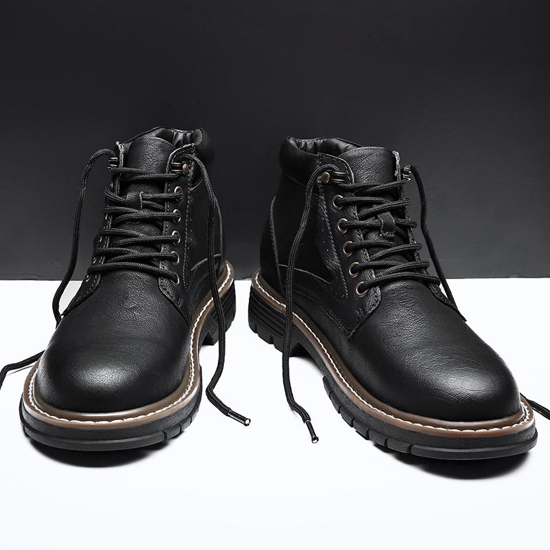 Autumn Winter Men Work Boots Waterproof Outdoor Ankle Boots For Men Tooling Boots