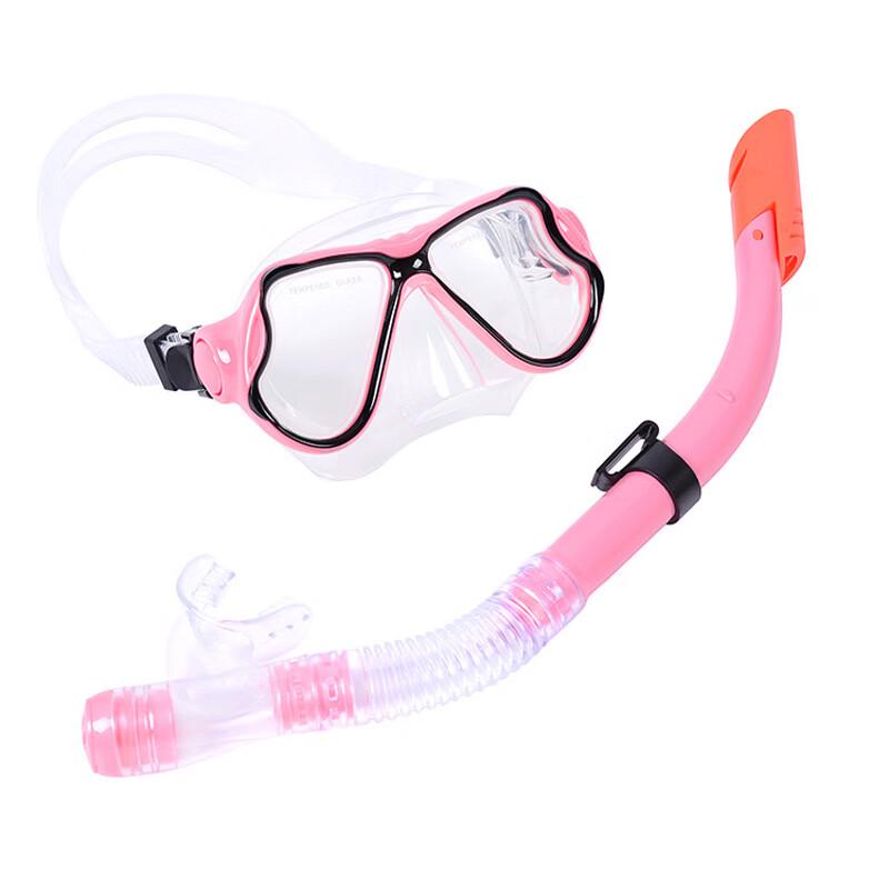 PooLian Kids Snorkel Mask Set