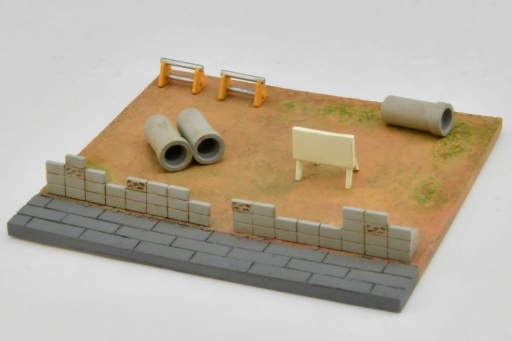 TOMYTEC Building Collection Kenkore 185 Vacant LotVacant Garage Diorama Supplies