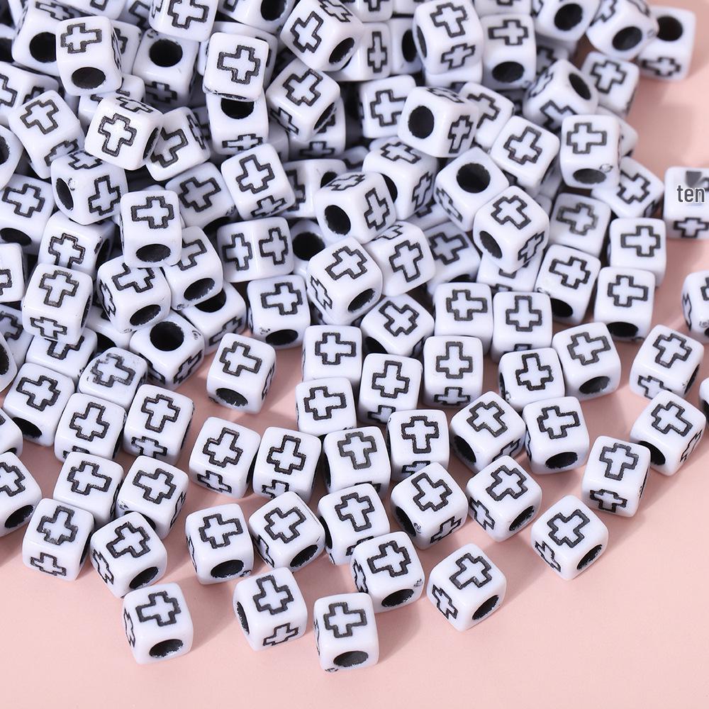 Acrylic Letter Beads for Kids' Jewelry Making – Educational DIY Beading Accessories