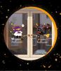 Halloween Pumpkin Decorations Window Clings - Theme Shop Scene Arrangement Glass Stickers