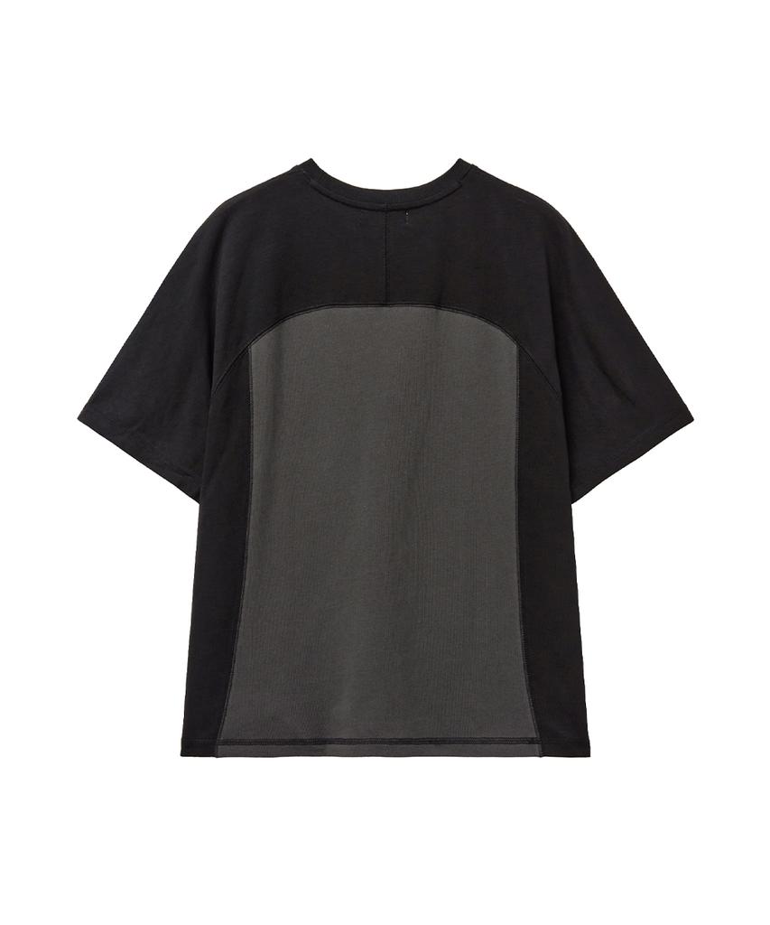 Misekiseoulmaen Two-Tone Raglan Short Sleeve Black