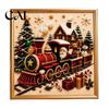 Fai da te Mosaico 3D Artigianato Halloween Pittura con Perle Finte Kit, Fantasma Carino 3D Hobby Antistress per Donne Kit Adulti, Artigianato di Natale Casa