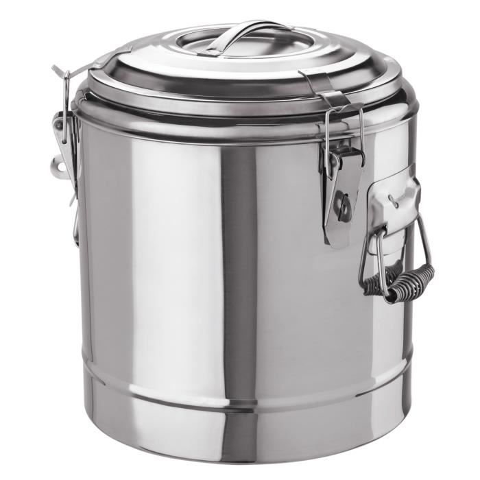Boite isotherme - ICH-ZAPFE.DE - 12 L - Couleur gris