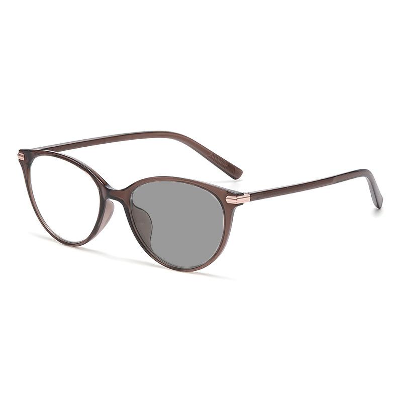 2026 New Cat-Eye Photochromic Myopia Glasses Unisex Ultra-Lightweight Premium Anti-Blue Light Eyewear Minus Diopter 0 To -4.0