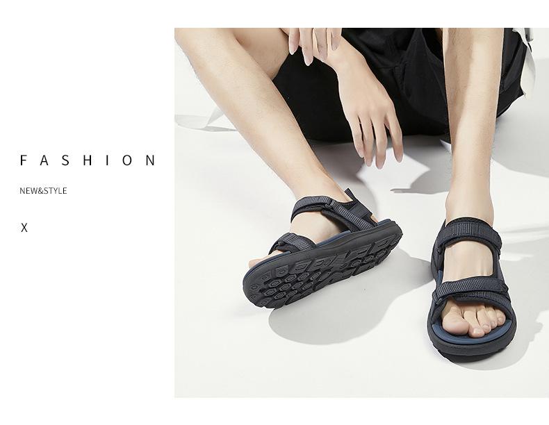 Men's 2026 Trendy Summer Sandals: Versatile Beach Shoes, Soft Sole, Outdoor Casual, Wear-Resistant