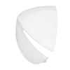 Side Mirror Cover Exterior Rearview Mirror Cover Cap Replacement for Mazda CX‑3 2015‑2019 Unpainted White