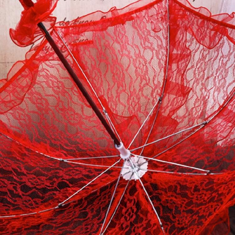 Jedinečné krajkové dekorativní deštníky, více barev, pro pódiová vystoupení, Halloween