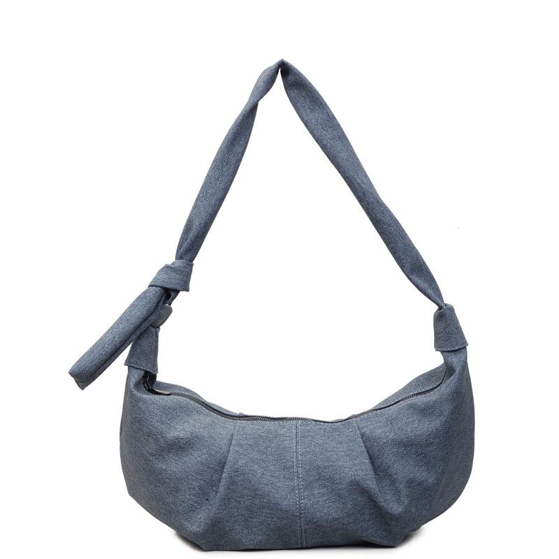 

Сумка кроссбоди большой вместимости универсальная сумка подмышку сумка на плечо темно-синий