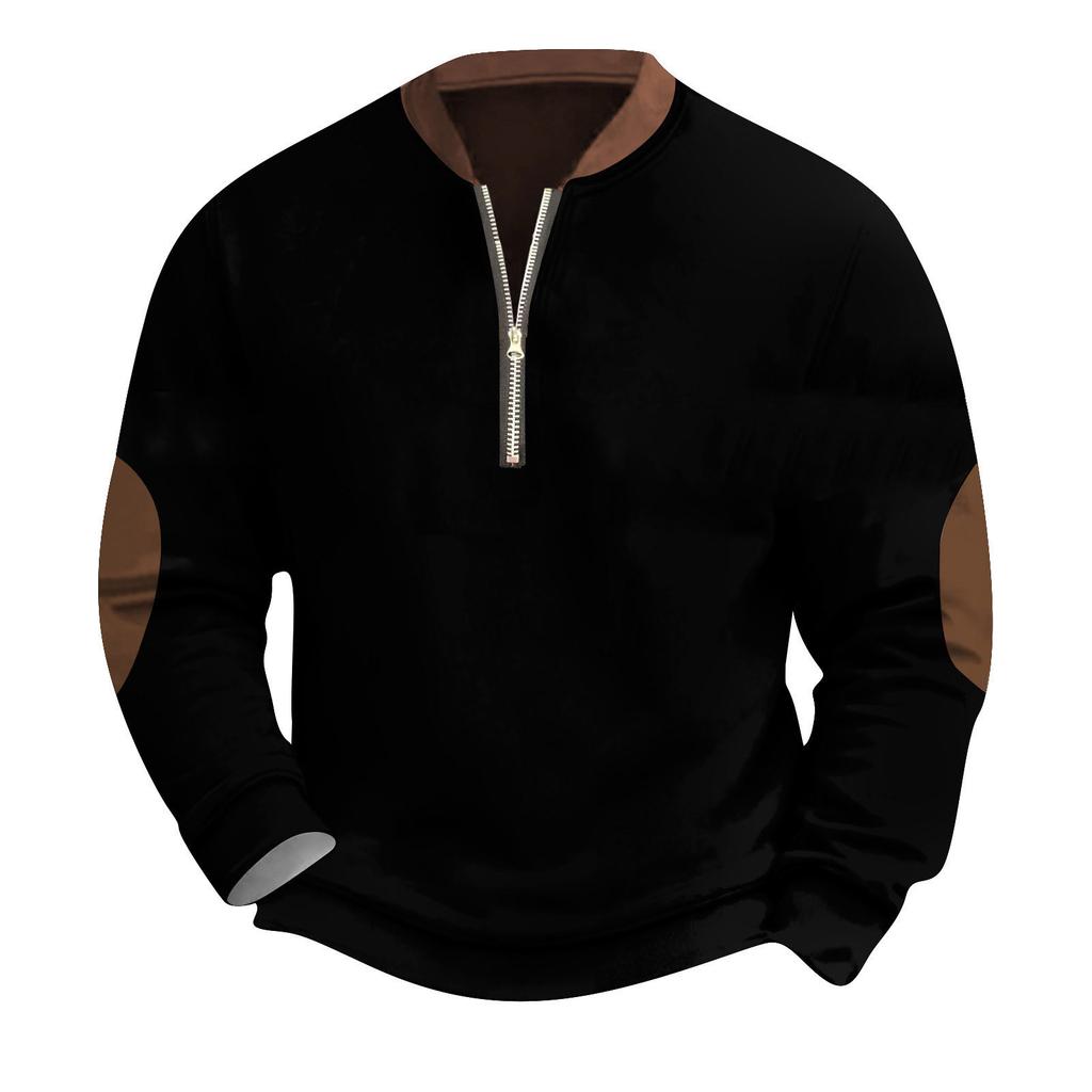Lässiges Retro-Sweatshirt mit Farbverlauf für Herren