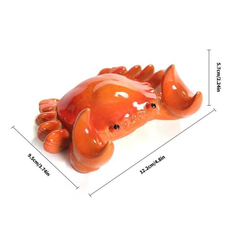 Multifunctional Crab Pen Holders Pen Organizers Desk Accessory With Decorative Feature For Work Study Storage Solution