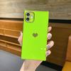 6D electroplated love square is suitable for iPhone17 Apple 15/16ProMax/XR all-inclusive silicone mobile phone case.