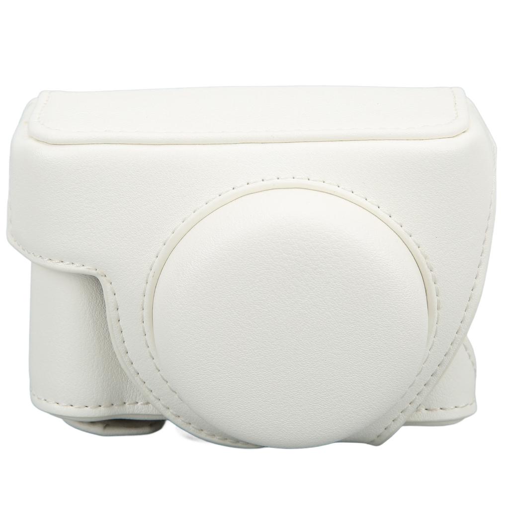 Camera Case Bag Anti Impact Curved Bottom Classic Simple Protective Camera Case for ZV1White