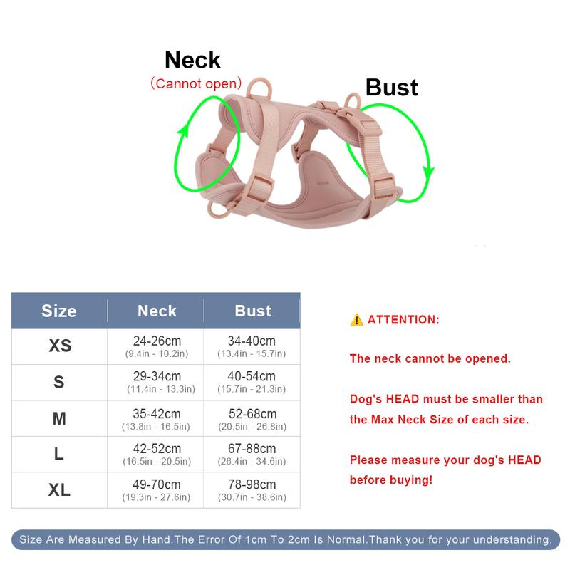 Adjustable Dog Vest Harness Pet Chest Strap Outdoor Walk Training Pet Harenss for Small Medium Dog