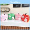 Playful Apple Shaped Kids Backpack With Breathable Fabric Ideal For Everyday Adventures