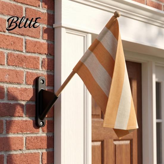 Plastic Flag Stand Mini Stick Holder with Screws, Wall Mount Pole America Holder, Small Display Bracket for Classrooms Offices Shops Portable