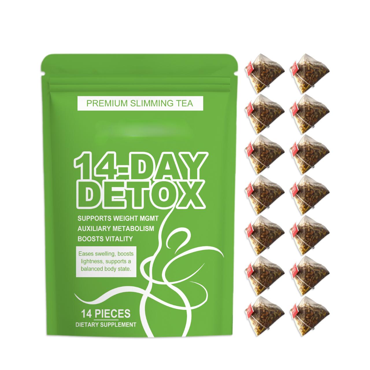 

Slim Tea - Teatox Herbs 14 Days, Blend Of Natural Herbs And Botanicals, Supports Healthy Weight Management, Supports Metabolism, 14 Pieces One Size зелёный