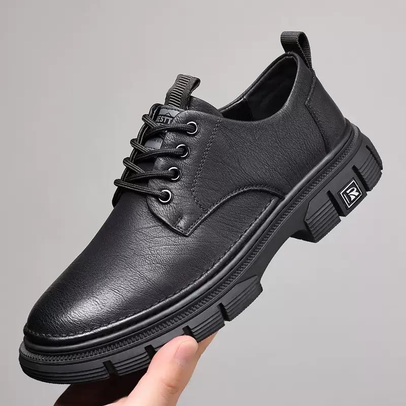 High QualityPlatform Shoes for Man Designer Soft-soled Casual Men's Driving Shoes Fashion Business Men Dress Shoes Loafers Men