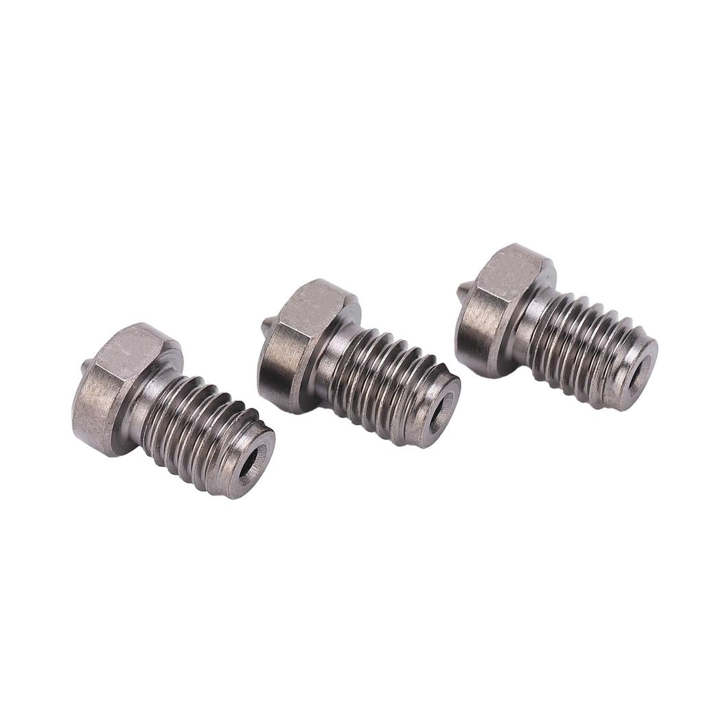 3Pcs 3D Printer Nozzles TT3D Hardened Steel 1.75mm Filament 50 Degree Hardness Accessories0.3mm