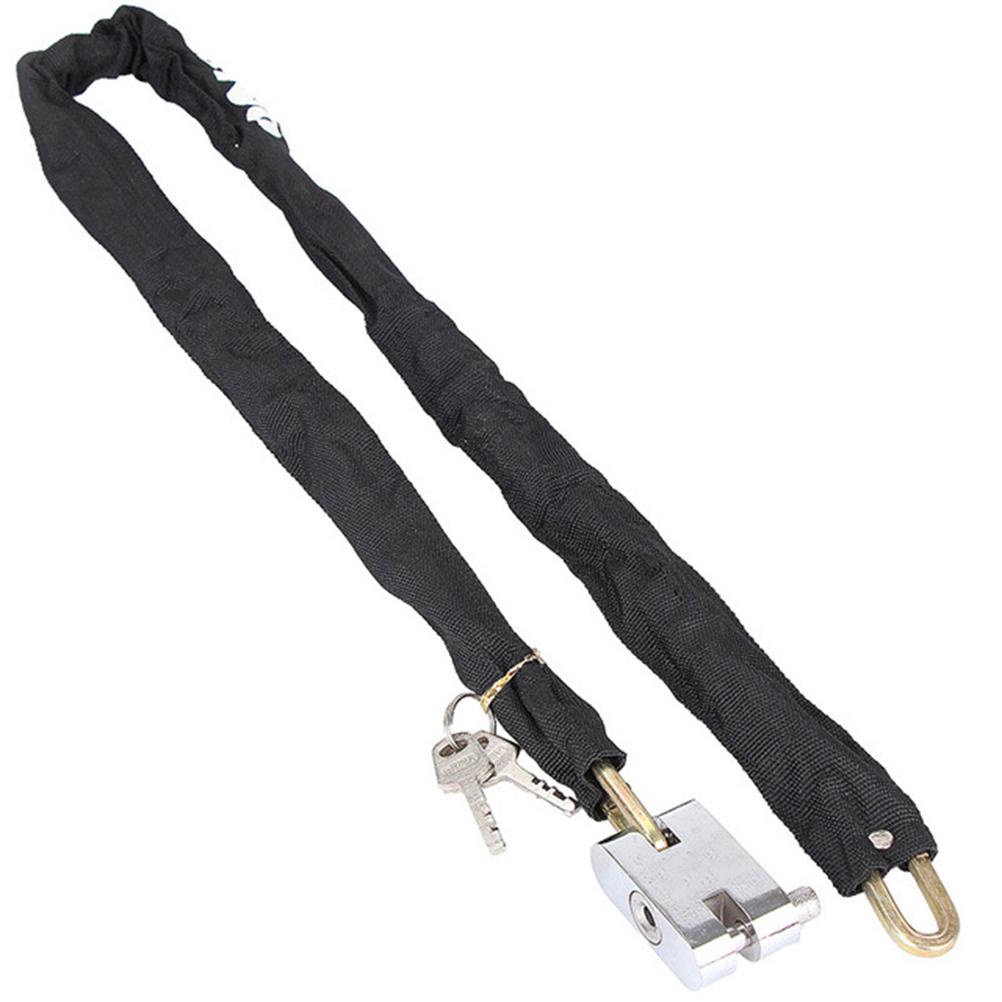 Bicycle Heavy Anti Theft Lock With 3 Keys Mountain Bike Chain With Thickened Chain