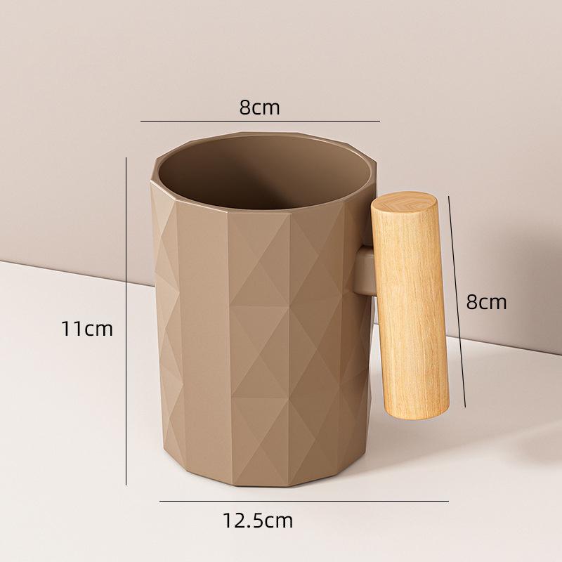 

Керамическая фарфоровая кружка с деревянной ручкой в скандинавском стиле, кофейные чашки, литературная чашка для воды, чайная кружка, молочная кружка, кофейная чашка, посуда для напитков, кофейная посуда, чайная посуда