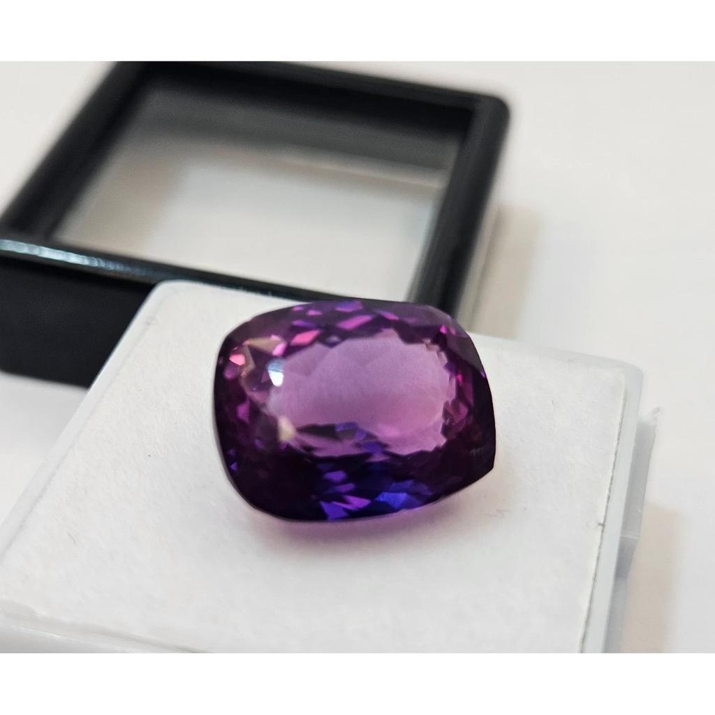 Fabulous Sapphire Purple Pink Cushion Cut 10 Ct Certified Loose Gemstone