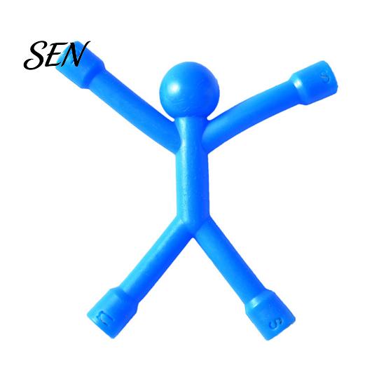 Magnetische Notizhalter Strichmännchen Fidget Spielzeug, Biegsamer Magnet Mehrfarbiger Streichmännchen Kühlschrank Einzigartige Geschenke für Kinder Fotohalter, Stressabbau
