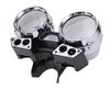 Yamaha meter chrome for XJR400 XJR1200 Aftermarket custom cover/meter case, plated, (early model), XJR400R, XJR400S, XJR400RR, 4HM, etc. part, part.