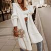 Women's Long Knit Cardigan with Hood, Open Front Oversized Chunky Sweater Coat with Pockets, Cable Knit Extra Large Hooded Sweater Jacket